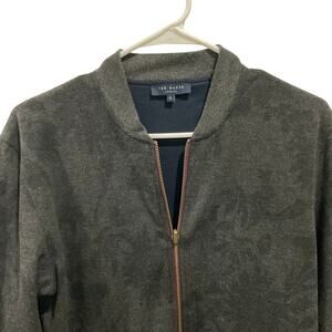 Ted Baker London wool blend zippered Bomber Jacket Size 3, Medium
